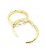 Argola africana de ouro amarelo 18k - 2BRO1087